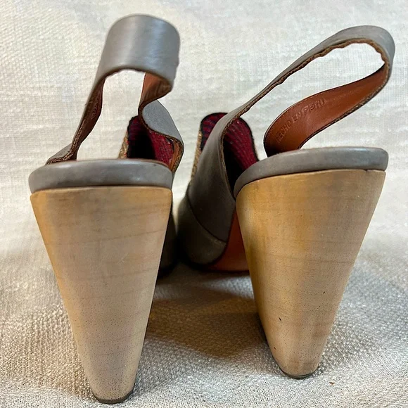 Rachel Comey | Kai Metallic Silver Slingback Mules 10 - Picture 4 of 6